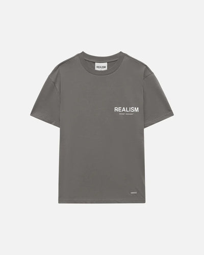 Realism Back Logo Tee Cool Grey