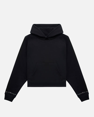 REALISM GLIMMER LOGO HOODIE BLACK