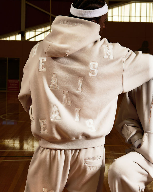 REALISM GRANDSTAND HOODIE SANDSTONE