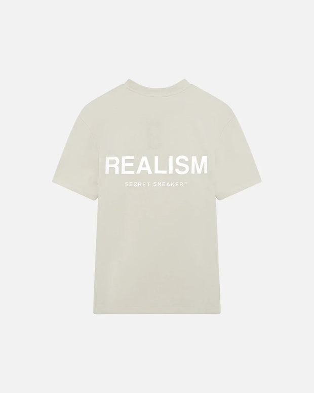 Realism Back Logo Tee Wheat